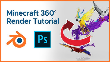 Minecraft 360° GIF Render Tutorial | Blender 2.8 + Photoshop
