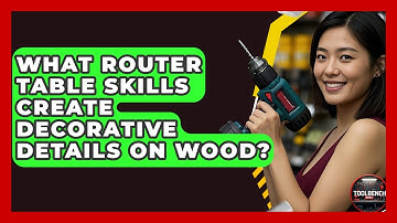 What Router Table Skills Create Decorative Details On Wood? - ToolBench Pros