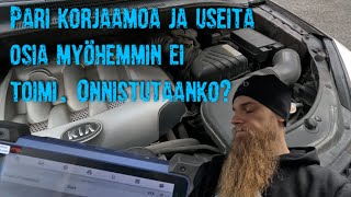 Kia Sportagen ilmastointi vielä mykkä vaikka käynyt parissa korjaamossa ja vaihdeltu osia.