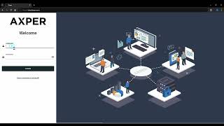 Axper Cloud – First Login – How to Log In