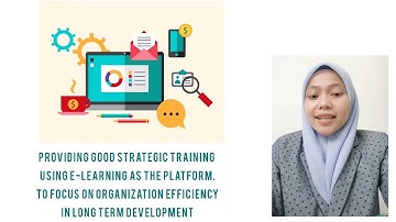 HRM549 | MANAGING TRAINING AND DEVELOPMENT USING E-LEARNING METHODS IN MALAYSIA IT INDUSTRY