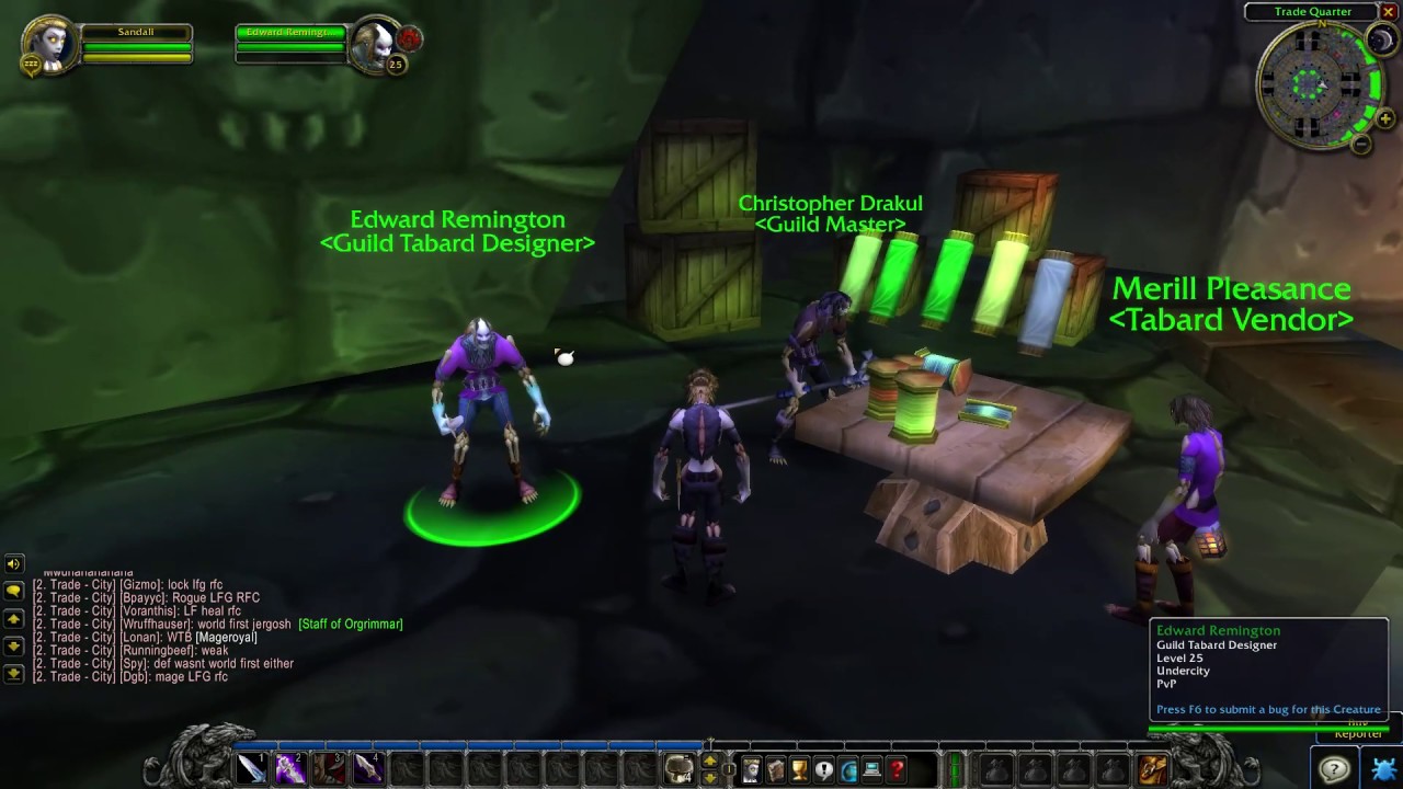 Undercity Guild Master location - WoW Classic