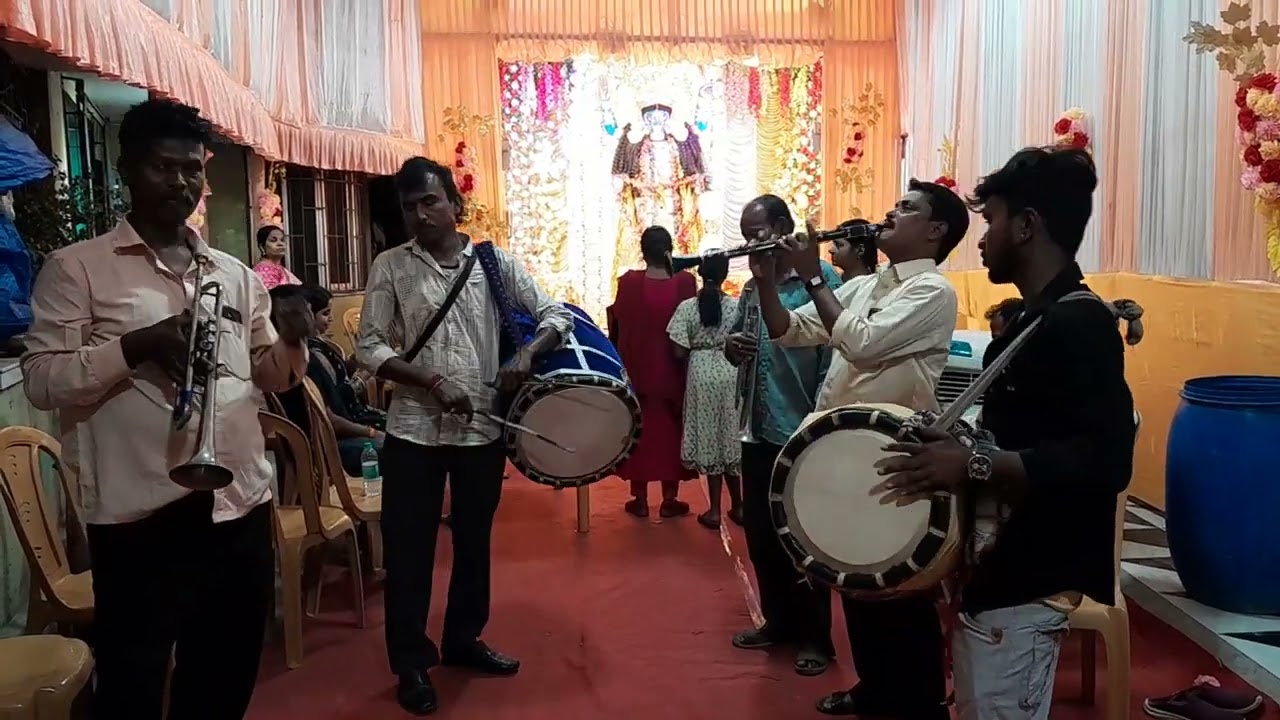 বাঁশি ও ঢাক ঢোলের যুগল বন্দি অসাধারণ বাজনা৷৷কালীপুজার বাজনা৷৷ contact number _ 6291597808,8336072091