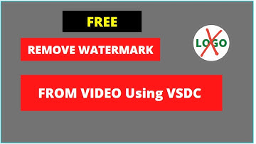 Remove Watermark From Video | VSDC VidGrow