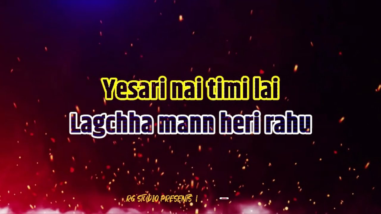 Lagchha Mana Karaoke with lyrics  Ananda Karki