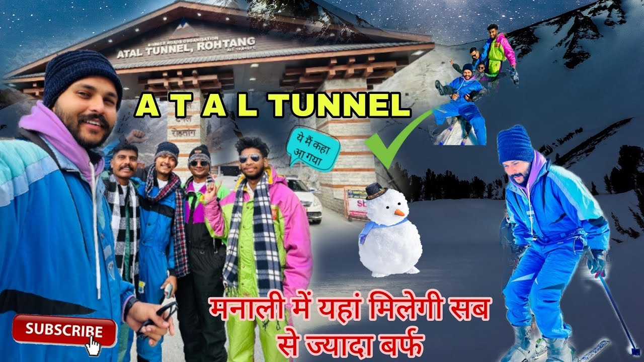Manali Trip | Manali Snowfall 2023 I Travel with friends | Himachal ...