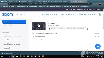 ¿Cómo compartir desde la nube, mi grabación de zoom?