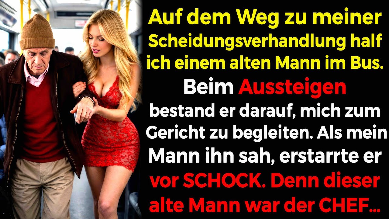 Ich half einem alten Mann im Bus🚌👴 – er war der BOSS👑 der Kanzlei meines Mannes!😨