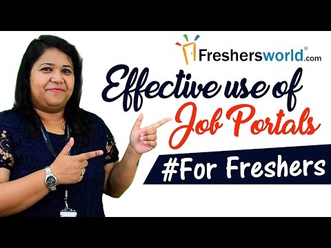 Effective use of Job Portals for freshers – Small tips to highlight your profile in a job portal