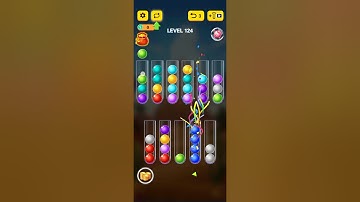 Ball Sort Puzzle 2021 level 124 Gameplay walkthrough