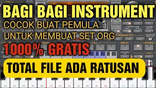 BAGI BAGI INSTRUMENT ORG/MUSIC STUDIO 100% GRATIS