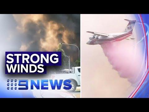 NSW Bushfires: Strong southerly to blame for Voyager Point fire | Nine News Australia