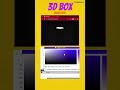 3D box Animation using html and css.... #shortvideo #coding #codingbat #animation