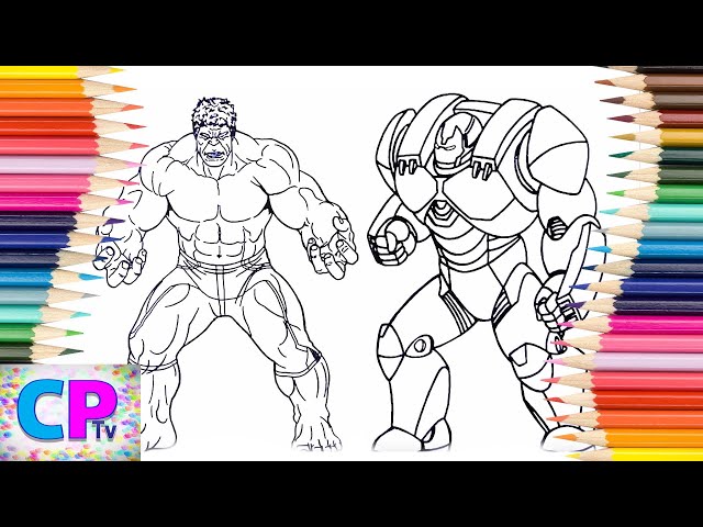 Hulkbuster Ironman Vs Hulk Drawing Drawing by Nguyen Linh  Pixels