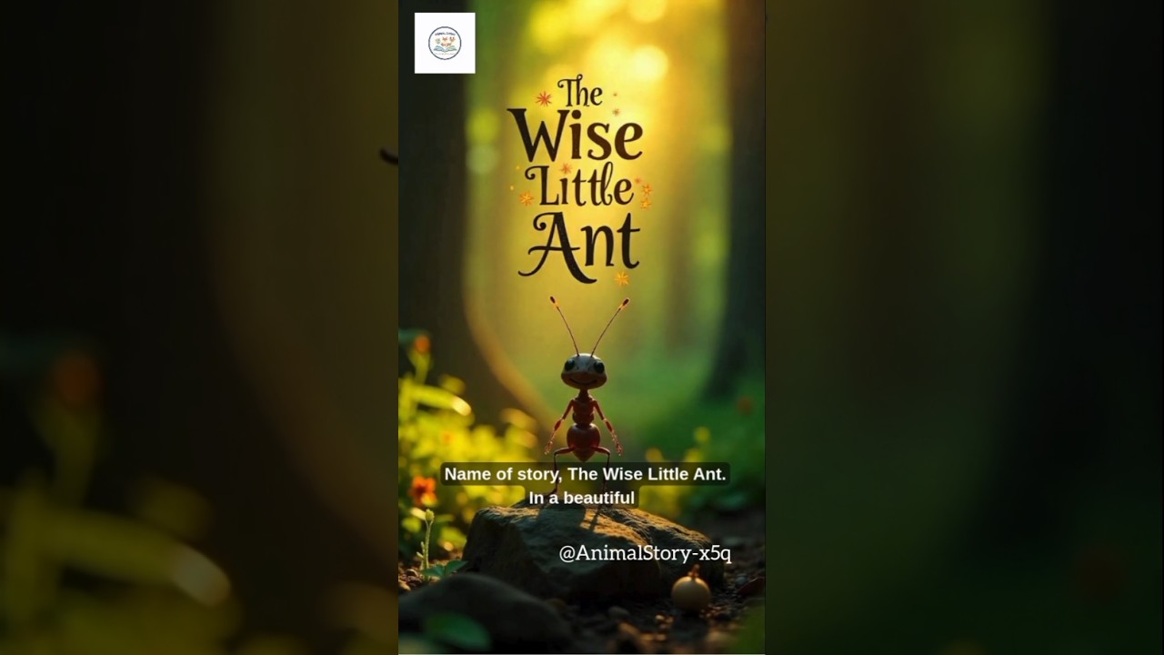 The Wise Little Ant 🐜 | Moral Animal Story for Kids | Short Story 