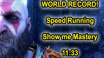 NEW WORLD RECORD!!! God of War Ragnarök Valhalla in 11:33 on Hardest Difficulty!!! (Speed Running!!)