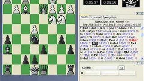 rybka 2.2n2 VS XBOMB