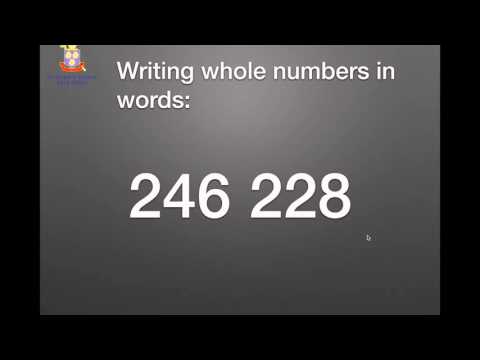 Video: How To Write In Words