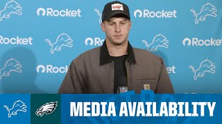 Jared Goff postgame media availability | 2025 NFL Regular Season Week 11: Lions at Eagles