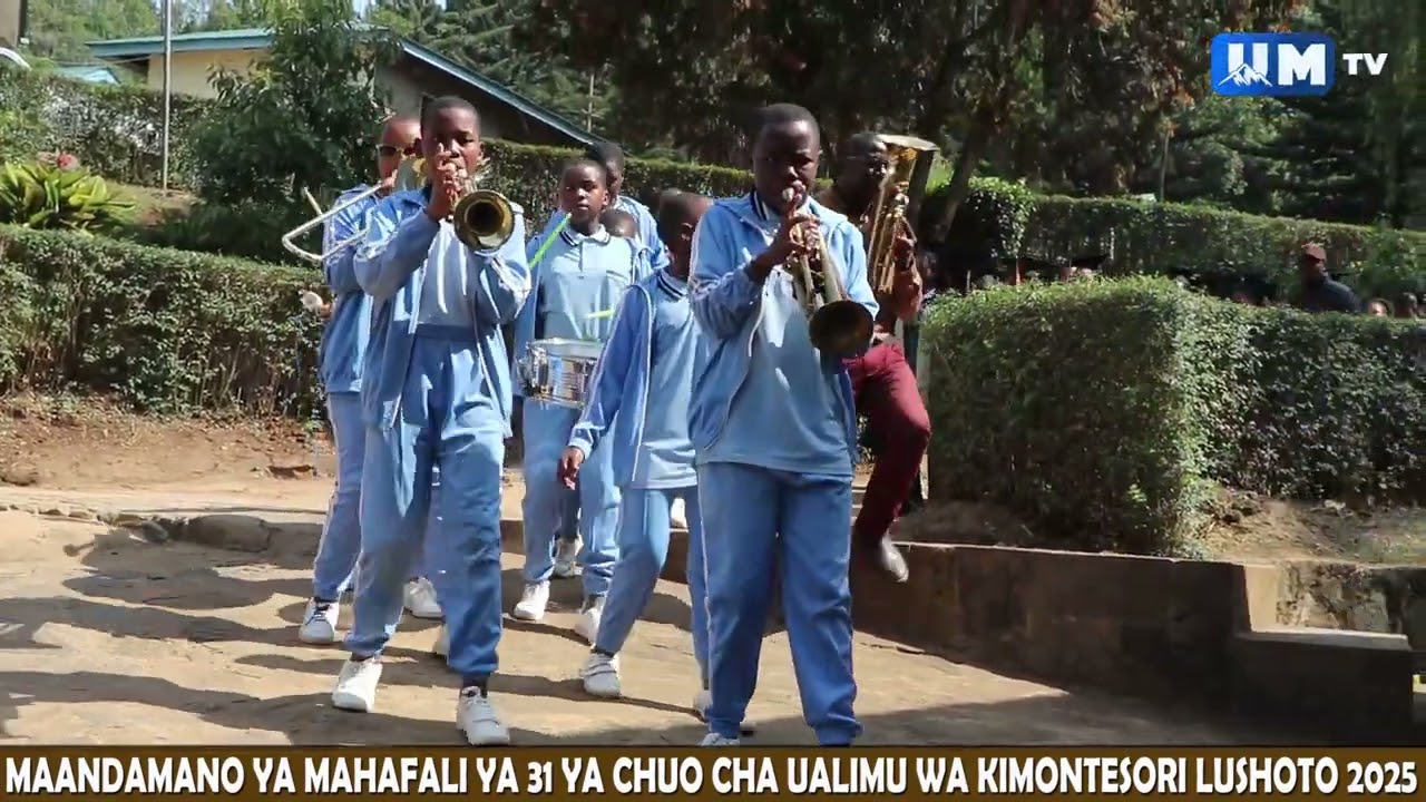 MAANDAMANO  NA WIMBO WA TAIFA KATIKA MAHAFALI YA 31 YA CHUO CHA UALIMU WA KIMONTESORI LUSHOTO 2025
