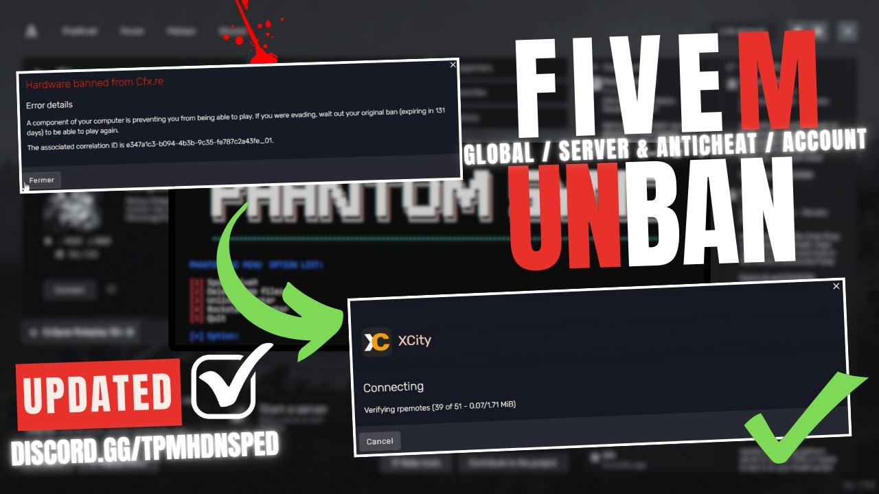 FIVEM UNBAN METHOD SPOOFER FIVEM GLOBAL CFX SERVER 2024 fivem-unban-method-spoofer-fivem-global-cfx-server-2024