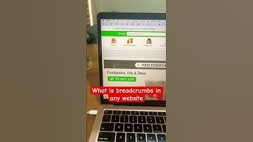 What is breadcrumbs in any website #searchengineoptimization #google
