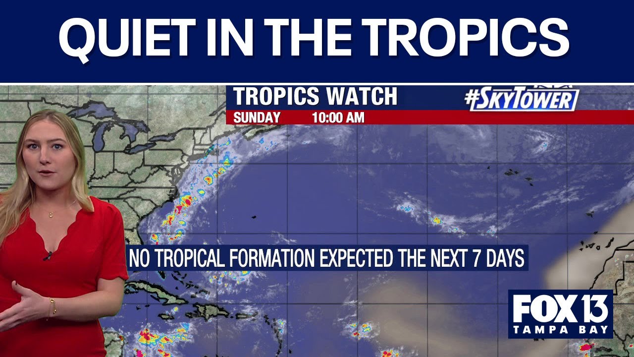 Tropics are quiet before peak hurricane season