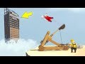 ДОБРАТЬСЯ ДО НЕБОСКРЕБА С ПОМОЩЬЮ КАТАПУЛЬТЫ! АЗИАТСКИЙ ПАРКУР В HUMAN: FALL FLAT (СМЕШНЫЕ МОМЕНТЫ)