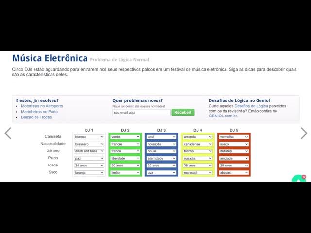 Racha Cuca - Novo Problema de Lógica: Viciados em Games -  .com.br/logica/problemas/viciados-em-games/ #RachaCuca