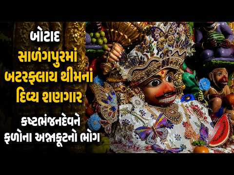 #botad | સાળંગપુરમાં બટરફ્લાય થીમનો દિવ્ય શણગાર | #drashtikonnews
