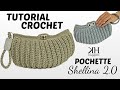 TUTORIAL POCHETTE "Shellina 2.0" UNCINETTO - Pochette a conchiglia ● Katy Handmade