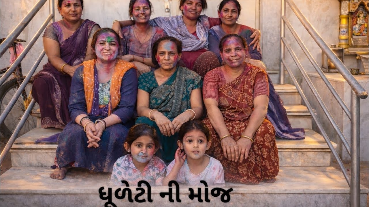 ધૂળેટી ની મોજ બેનપણી સાથે..#youtube #vloger #vloge#viralvideo 