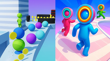 Stack Rider 🆚 Layer Man Run - All 🌻❄️🌺🌈 Levels SpeedRun Gameplay Android iOS Update Ep-6