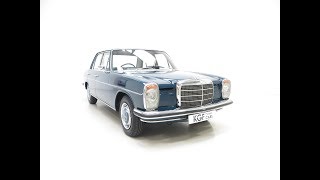 An Irreplaceable MercedesBenz 250 (W114) with just 6,212 Miles and Two Owners. SOLD!