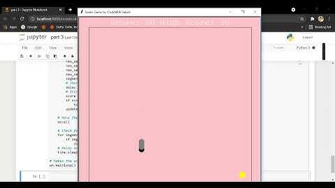 Snake game by turtle | Part 4 | CodeWithDakshi