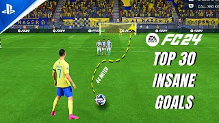 EA SPORTS FC 24 TOP 30 BEST GOALS OF THE WEEK #2 PS5
