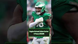 Eagles Extend Jalen Carter 4 Years