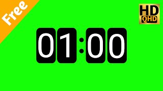1 minutes timer ।। countdown green screen #habibur_rahman
