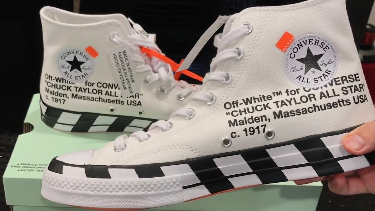 off white converse unboxing