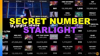 SECRET NUMBER 시크릿 넘버 STARLIGHT MV - LIVE VIEW COUNT | LOCKEY