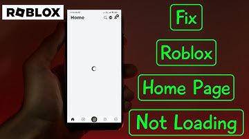 How To Fix Roblox Homepage Not Loading Mobile | Roblox Home Screen Not Loading/Stuck