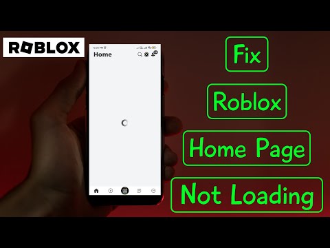 How To Fix Roblox Homepage Not Loading Mobile | Roblox Home Screen Not Loading/Stuck @Teconz