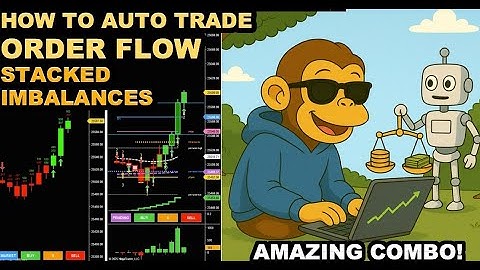 How to AUTO TRADE - ORDER FLOW - STACKED IMBALANCES!  No foot print chart needed! No tick replay!