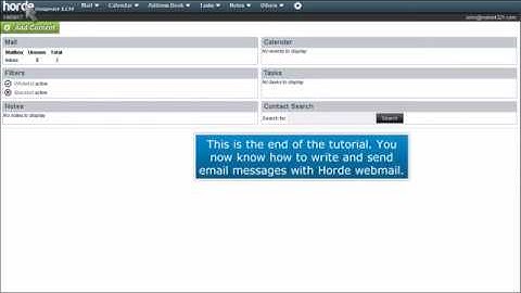 How To Write An Email Message In Horde | ACTWD Knowledge Base