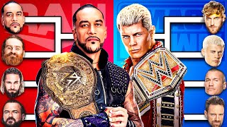Raw VS Smackdown Tournament In WWE 2K24!