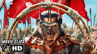 KINGDOM OF THE PLANET OF THE APES CLIP COMPILATION (2024) Sci-Fi, Movie CLIPS HD