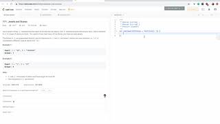 Solving LeetCode - Jewels and Stones