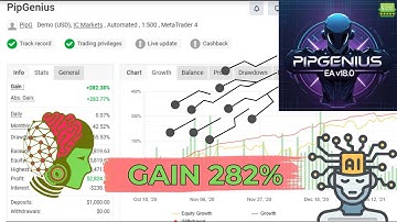 💥 PipGenius EA V18 – +282% Verified Gain! Best MT4 Forex EA 2025 | Only $20 | Myfxbook Verified 🔥