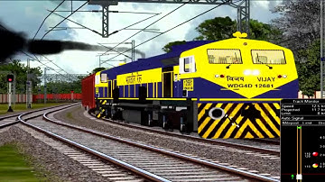 Heavy Duty Act Upto Sirhind Station Part One || IR In MSTS Open Rail