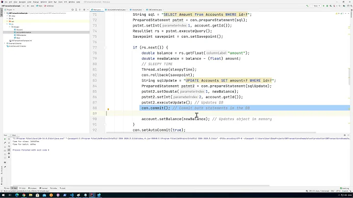 5/5 - JDBC Transaction Rollback Short Explanation